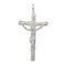 Sterling Silver Crucifix Pendant Religious Jewelry 49.3mm x 25.3mm